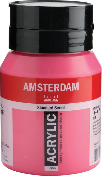 Talens Vernice acrilica Amsterdam 500ml (Rosa quinacridone, 500 ml)