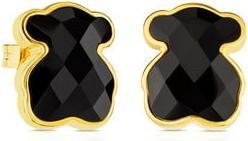 Produktbild Tous Silver teddy bear earrings with onyx 215433580 (Sterling Silber)