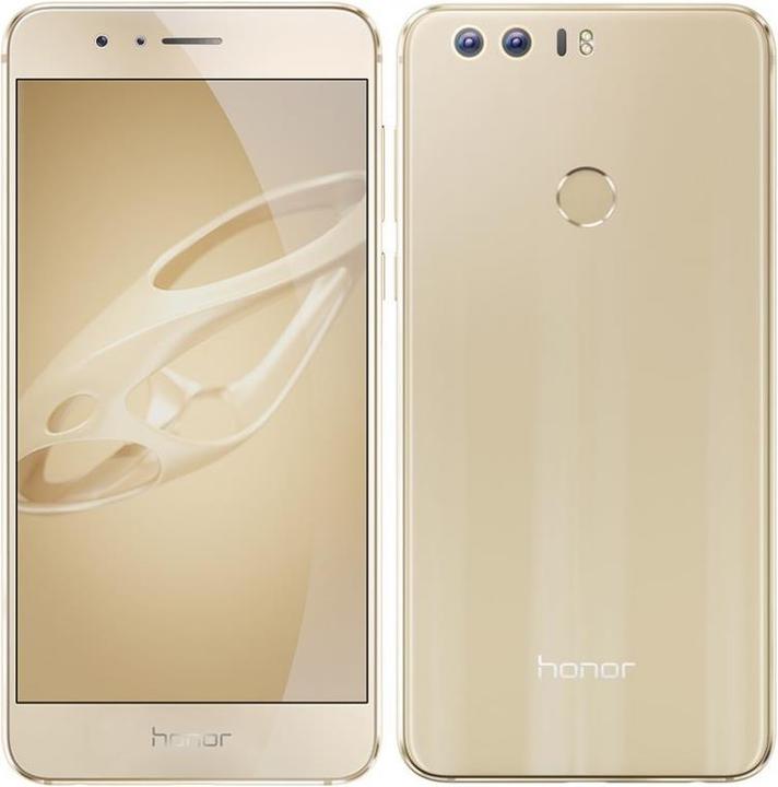 Actual product image Honor 8 Premium (32 GB, Gold, 5.20", Hybrid Dual SIM, 12 Mpx, 4G)