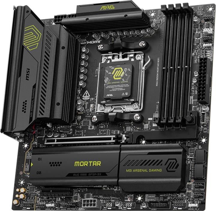 Produktbild MSI MAG B850M Mortar Wifi (B850,AM5,mATX,DDR5)