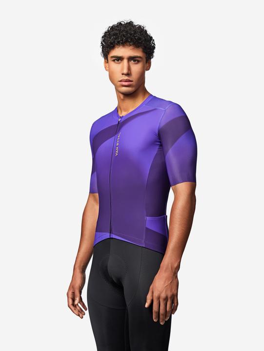 Actual product image Van rysel Rennrad Radtrikot kurzarm Sommer Unisex Racer 2 lila (M)