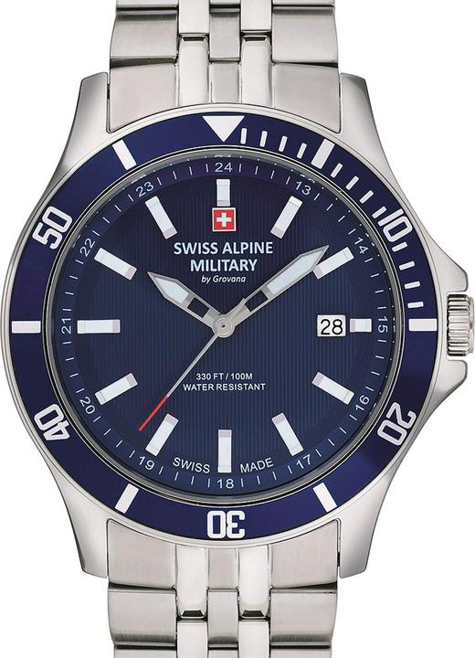 Swiss Alpine Military 7022.1135 Uomo 42mm 10ATM (Orologio da polso analogico, 42 mm)