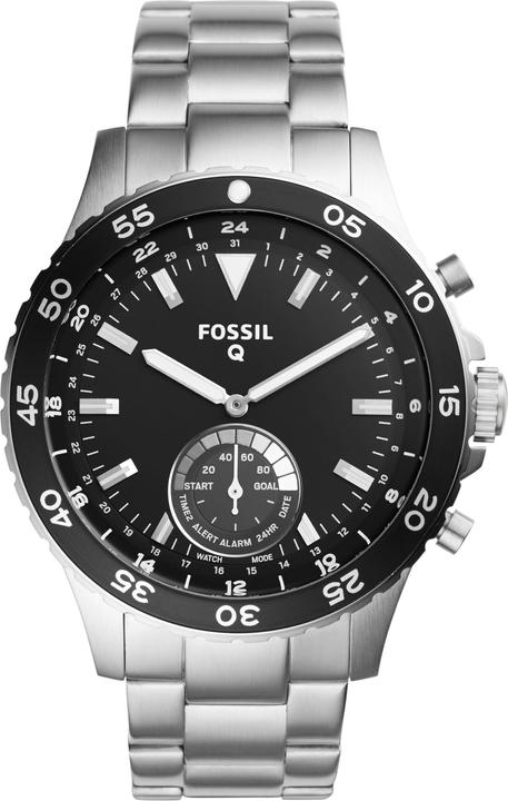 Fossil Q Crewmaster collegato (Orologio da polso analogico, Orologio interconnesso, 46 mm)