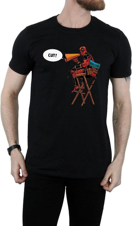 Actual product image Mens Deadpool Director's Chair T-Shirt (M)