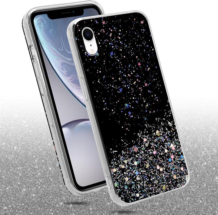 Actual product image Cadorabo TPU cover sparkling glitter (Apple iPhone XR)