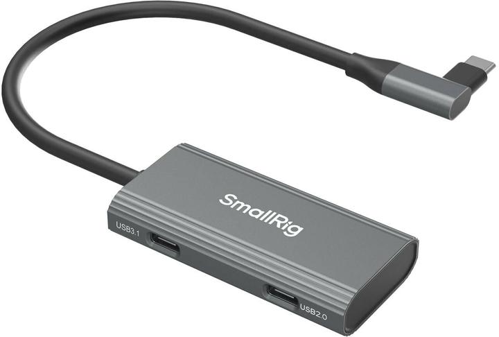 Actual product image SmallRig 4598 4 in 1 USB C Hub PD 100W / USB C 3.1 / USB C 2.0 with Audio Adapter x 2 (USB-C, 3 Ports)