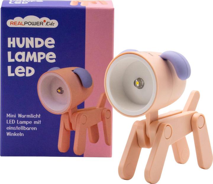 Produktbild RealPower LED-Tier Taschenlampe Pink dog (6.80 cm)