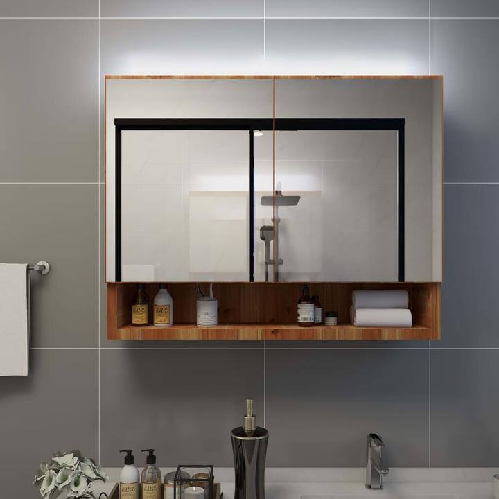 Actual product image VidaXL Mirror cabinet (80 x 15 x 60 cm)