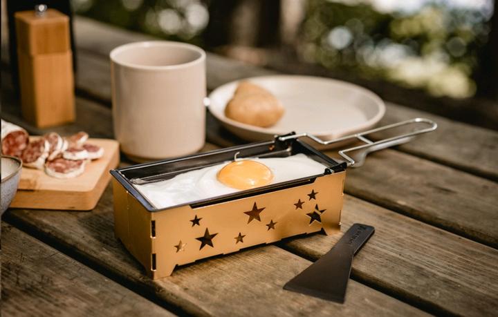 Immagine prodotto Kadastar Tealight Raclette 2go Golden Star Oro/Nero