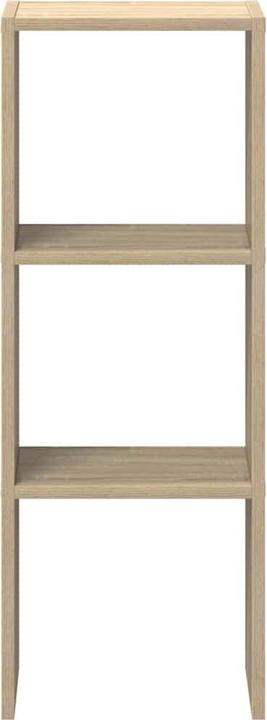 Productafbeelding VidaXL Stapelbare boekenkast Sonoma eiken 30x30x80 cm materiaal op houtbasis (30 x 30 x 80 cm)