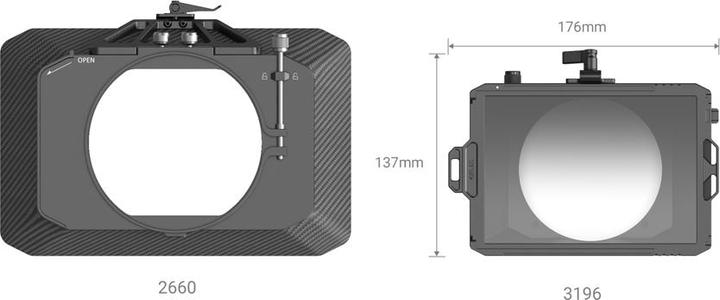 Actual product image SmallRig Lightweight Matte Box (Mat Box)