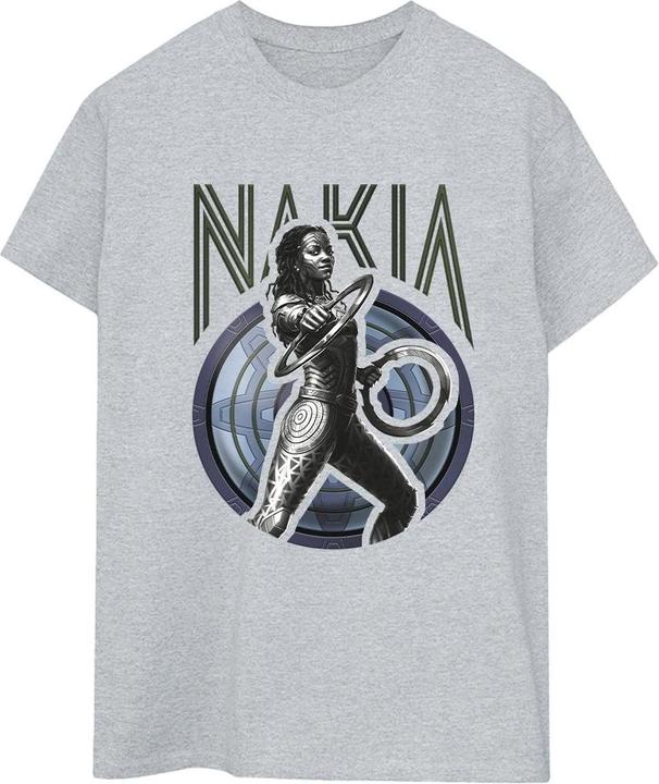 Immagine prodotto Wakanda Forever Nakia Shield Maglietta Ampia Donna (S)