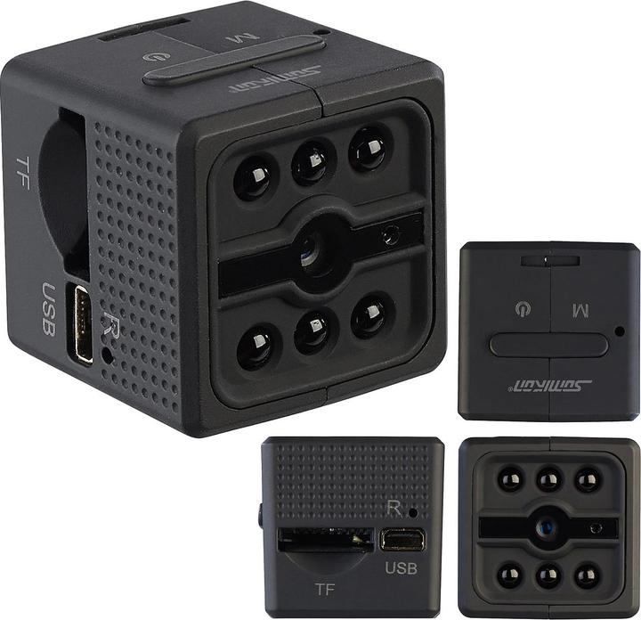 Actual product image Somikon Ultra-compact battery-powered video camera, Full HD recording (1920 x 1080 Pixels)