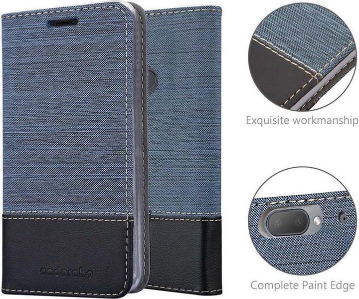 Image du produit Cadorabo Couverture look jeans Book (HTC Desire 12+)