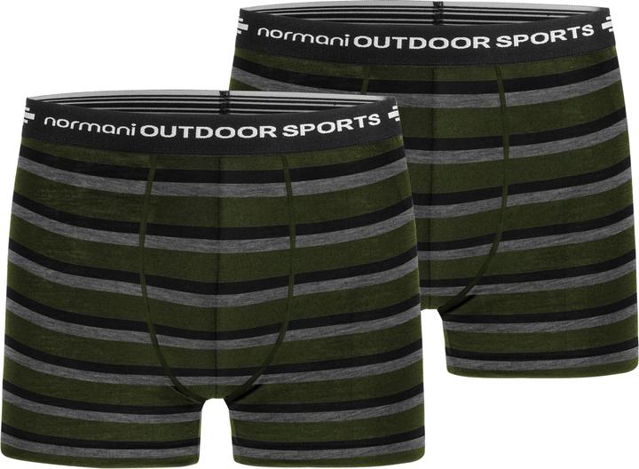 Produktbild Normani 2er Pack Herren Merino Boxershorts Unterhose - 7692 (S, 2er Pack)