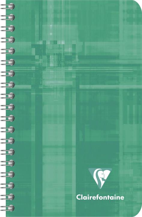 Actual product image Clairefontaine Spiral notebook (7.5 x 12 cm, Checked, Hardcover)