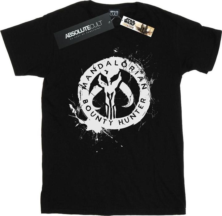 Image du produit Star Wars - T-shirt THE MANDALORIAN BOUNTY HUNTER SPLATTER SKULL - Garçon (152, 158)