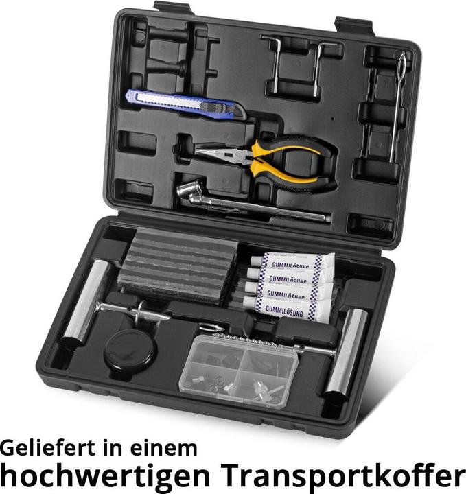Actual product image Stahlwerk Tyre repair kit 72-piece, tyre repair kit car, patch kit car