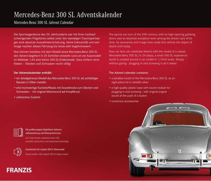 Actual product image Franzis Mercedes Benz 300 SL