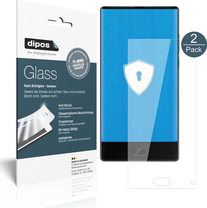 Actual product image Dipos Screen Protector Anti-Shock (2 Piece, Maze Alpha)