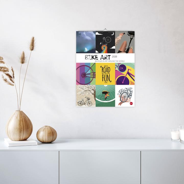 Produktbild Bike Art Posterkalender 2026 (34 x 44 cm, Harter Einband, Deutsch)