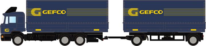 Actual product image Lemke MAN F90 3-axle swap body trailer GEFCO (Track N)