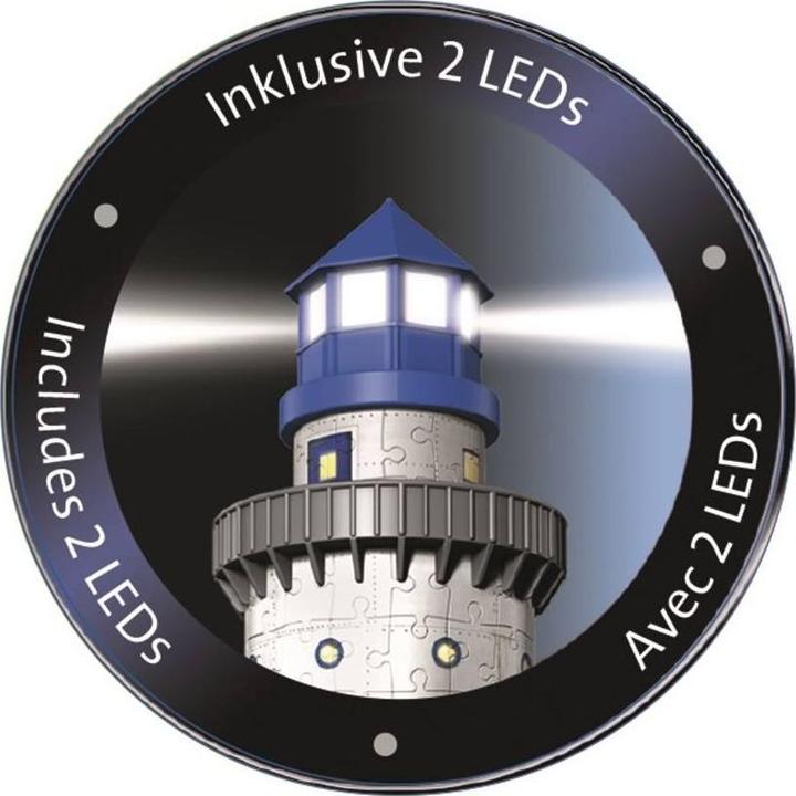 Actual product image Ravensburger Lighthouse at night (216 pieces)