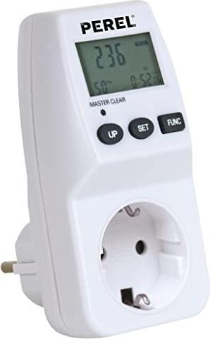 Produktbild Perel ENERGIEKOSTEN-MESSGER?T - 230 V - 16 A - SCHUTZKONTAKT (DEUTSCHES SYSTEM)