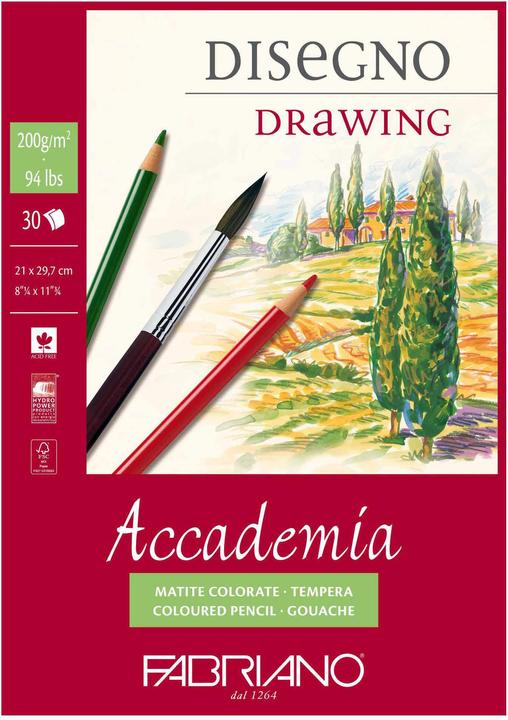 Produktbild Fabriano Academia Drawing (A4, Blanko)