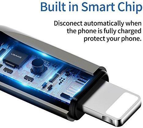 Produktbild Usams Cable USB USB-A - Lightning 1.9 m Blue (IPYSUSB202) (1.90 m, USB 3.0)