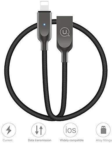 Produktbild Usams Cable USB USB-A - Lightning 1.9 m Black (IPYSUSB201) (1.90 m, USB 3.0)