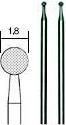 Productafbeelding Proxxon Diamant slijpstiftkogel 1,8 mm