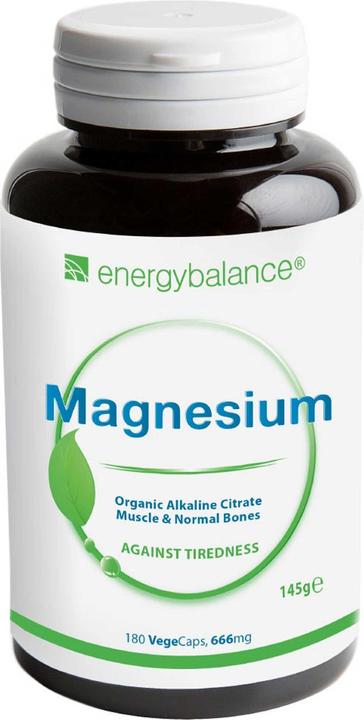 Produktbild Energybalance Magnesium Citrat (180 Stück, Kapseln, 145 g)