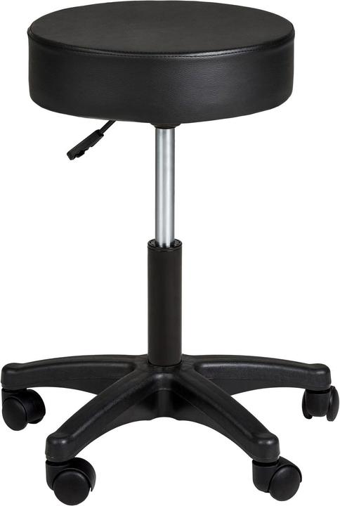 Actual product image tectake Roller stool work stool