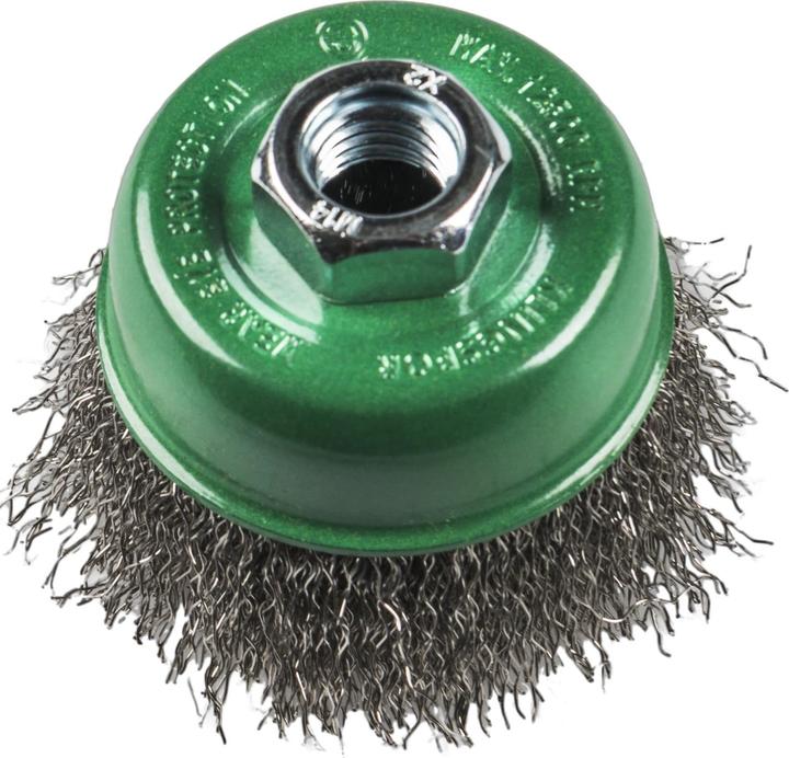 Productafbeelding Klingspor 1X 358373 Bekerborstel, 80 mm, draad M14, staal