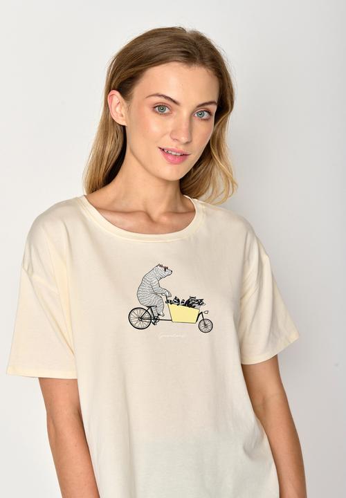 Produktbild Greenbomb Women's Bike Cargo Raccoon Feel T-Shirt (M)