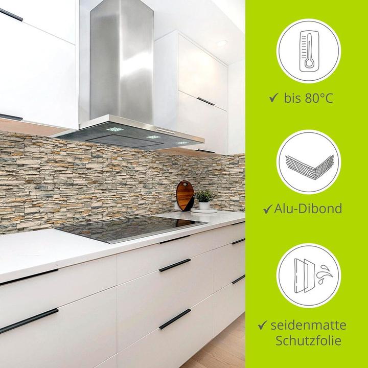 Produktbild Artland Braune alte Ziegelmauer