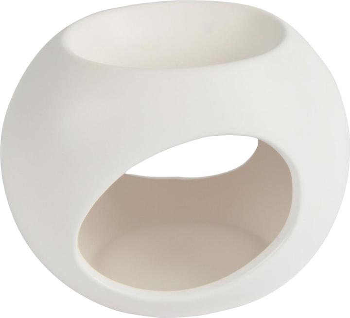 Homea Duftlampe aus Keramik, weiss, Ø 13 cm
