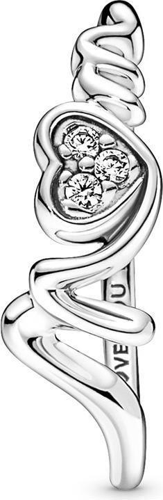 Immagine prodotto Pandora Anello con cuore pavé della mamma (52, 925 Argento)