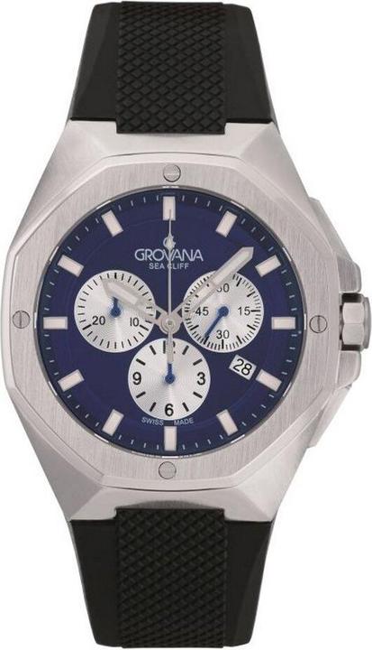 Produktbild Grovana Sea Cliff Chrono-Kollektion – Montre-Quarz, hergestellt in der Schweiz (Swiss Made)