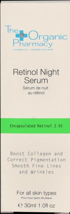 Image du produit The Organic Pharmacy Sérum de nuit au rétinol (30 ml)