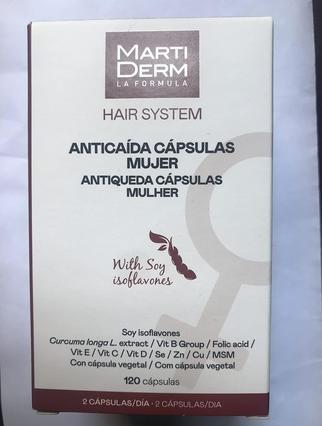 Actual product image Martiderm Hair System Treatment for Hair Loss for Women 120 Capsules