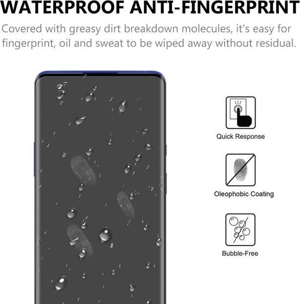 Actual product image MU Budget Protective glass screen protector (1 Piece, Oneplus 8)