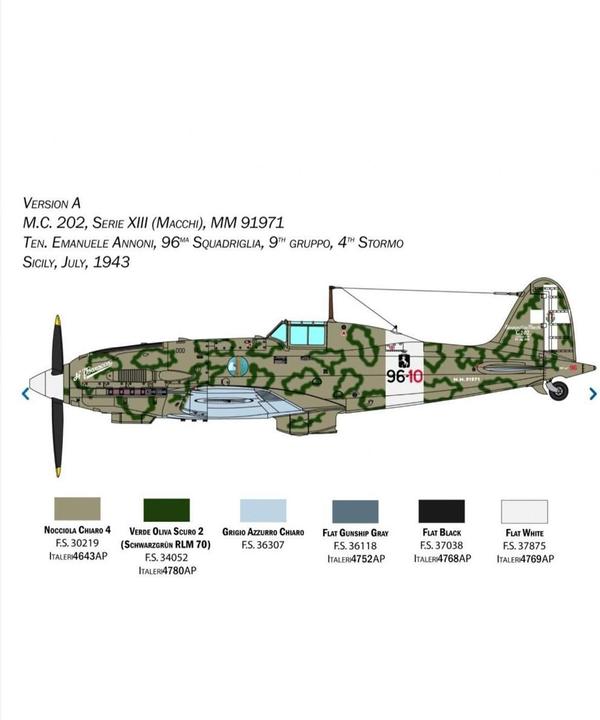 Actual product image 1:32 Macchi MC. 202