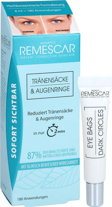 Image du produit Remescar Poches et cernes (Crème, 8 ml, Jour + nuit)