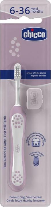 Actual product image Chicco Toothbrush, LILAC - 6-36m (Soft, 1 x)