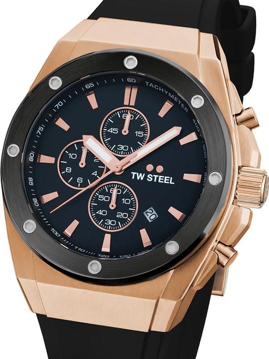 Actual product image TW-Steel CE4103 CEO Tech Chronograph Men's Watch 44mm 10ATM (Chronograph, 44 mm)