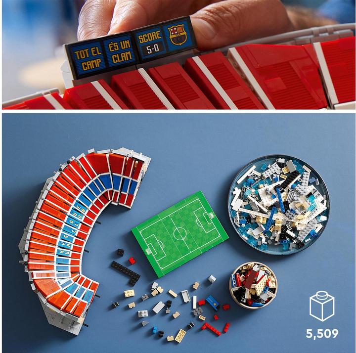 Actual product image LEGO ICONS CAMP NOU - FC BARCELONA 10284 (10284, LEGO Creator Expert, LEGO Rare Sets)