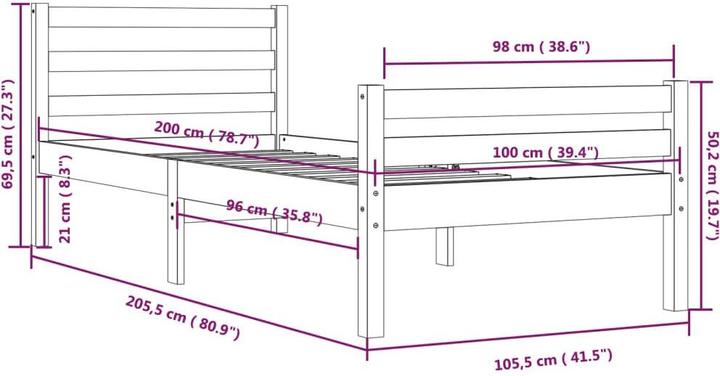 Immagine prodotto VidaXL Ingaborg (100 x 200 cm)