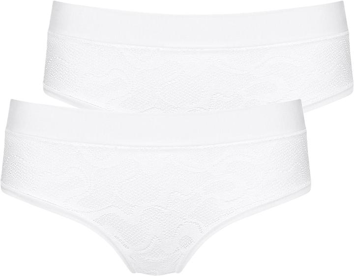 Sloggi 2er Pack Go Allround Lace Midislip (One Size, 2er Pack)